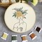 Harimau 3 in Beginner Embroidery Kit,Floral Plant Pattern,Cross Stitch Kits, Including Stamped Embroidery Cloth with 3 Embroidery Hoops, Color Threads and Embroidery Kits